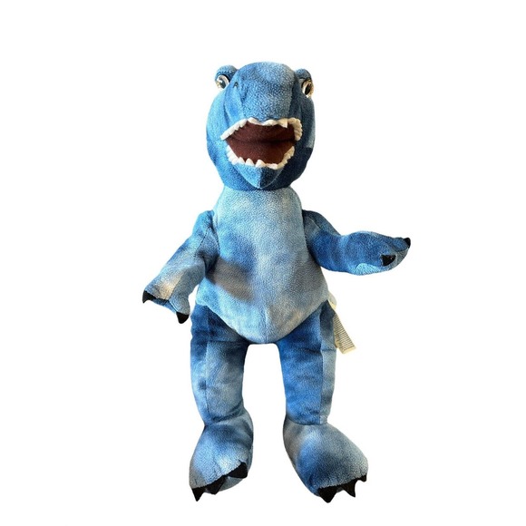 Build a Bear T Rex Tyrannosaurus Dinosaur Plush Stuffed Animal 16" Blue Roars - Picture 5 of 9